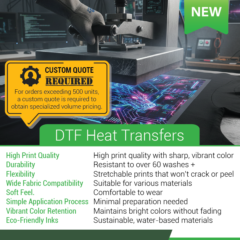 DTF Heat Transfers